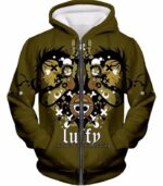 One Piece Zip Up Hoodie - One Piece Pirate Straw Hat Luffy The One To Be Pirate King Promo Zip Up Hoodie