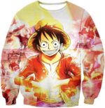 One Piece Zip Up Hoodie - One Piece Straw Hat Pirate Captain Monkey D Luffy Zip Up Hoodie - Sweatshirt