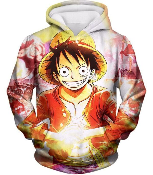 One Piece Zip Up Hoodie - One Piece Straw Hat Pirate Captain Monkey D Luffy Zip Up Hoodie - Hoodie