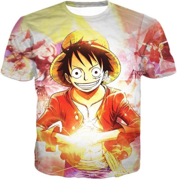 One Piece Zip Up Hoodie - One Piece Straw Hat Pirate Captain Monkey D Luffy Zip Up Hoodie - T-Shirt