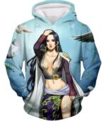 One Piece Zip Up Hoodie - One Piece Super Hot Boa Hancock Amazon Lily Princess Zip Up Hoodie - Hoodie