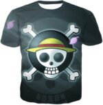 One Piece Zip Up Hoodie - One Piece Super Straw Hat Pirate Logo Promo Zip Up Hoodie - T-Shirt