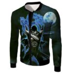 One Piece Zip Up Hoodie - One Piece   Swordsman Roronoa Zoro Action Zip Up Hoodie - Jacket