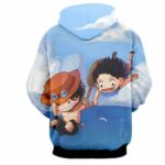 Pokemon Cool Eevee Water Evolution Vaporeon Black Hoodie  - Pokemon Hoodie