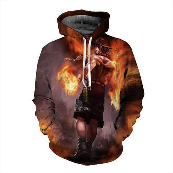 Portgas D. Ace 3D Hoodie - One Piece Hoodie Jacket