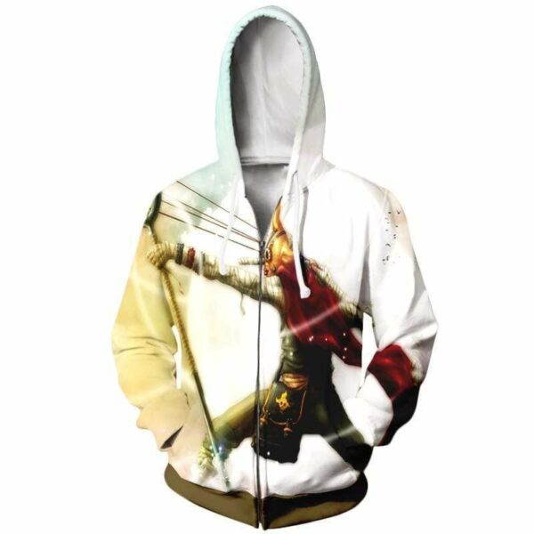 Usopp Sogeking's Sling Shot - One Piece Zip Up Hoodie - Zip Up Hoodie