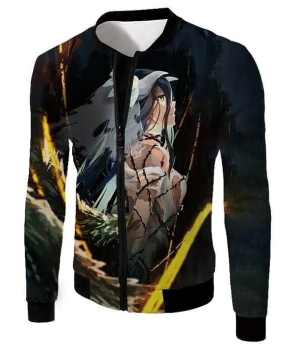 Overlord Beautiful Albedo Cute Bride Avatar Anime Promo Hoodie - Jacket