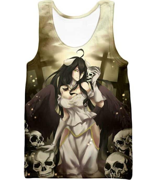 Overlord Beautiful Albedo Infatuated With Ainz Cool Promo Anime Graphic Hoodie - Tank Top