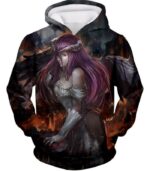 Overlord Cool Albedo The Beautiful White Devil Fan Art Promo Hoodie