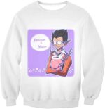 Overlord Cute Demiurge Fan Art Animation Cool Anime Promo White Hoodie - Sweatshirt