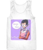 Overlord Cute Demiurge Fan Art Animation Cool Anime Promo White Hoodie - Tank Top