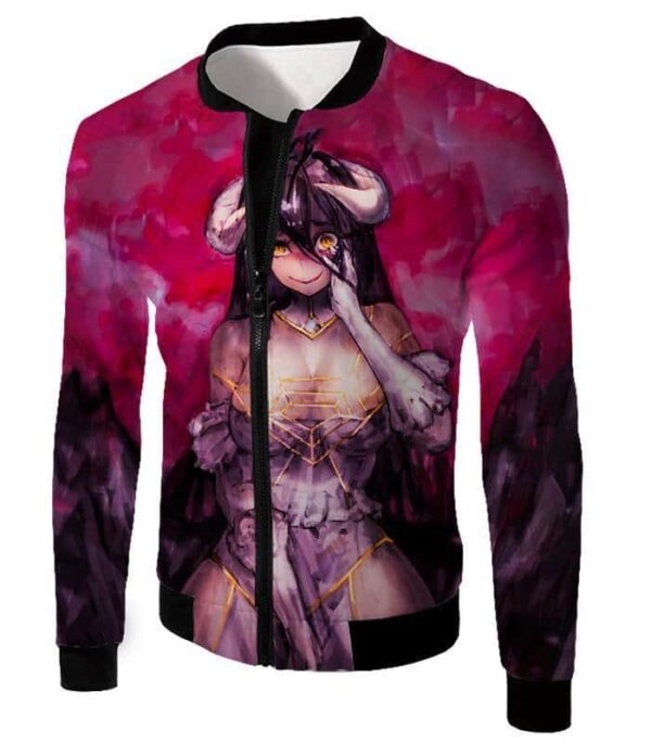 Overlord Extremely Evil Devil Albedo Anime Graphic Hoodie - Jacket