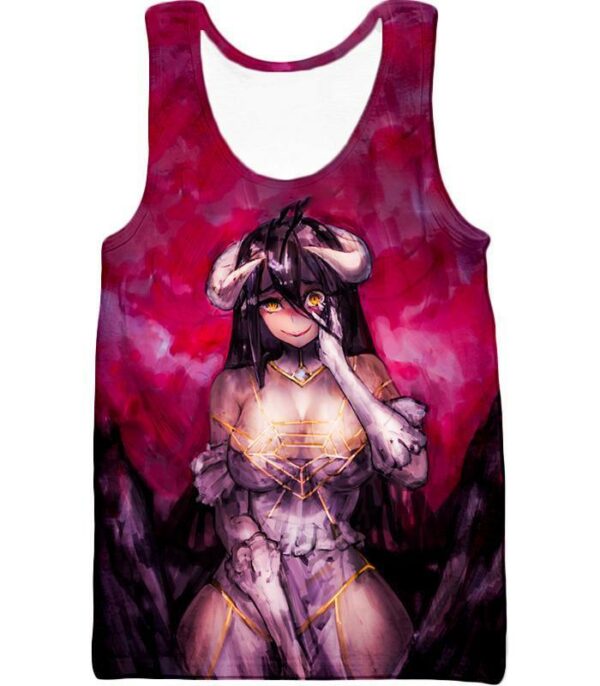 Overlord Extremely Evil Devil Albedo Anime Graphic Hoodie - Tank Top