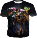 Overlord Extremely Powerful Guild Master Ainz Ooal Gown Cool Graphic Hoodie - T-Shirt