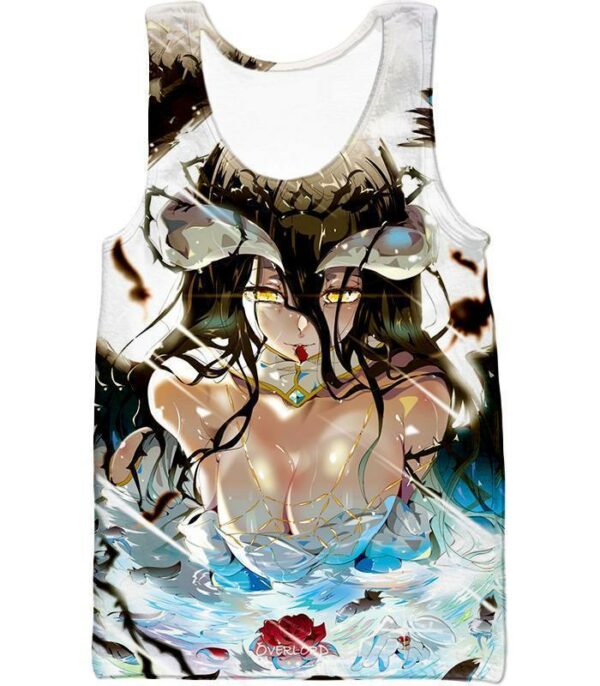 Overlord Graphic Promo Albedo The Overseer Of Guardians Cool Anime Hoodie - Tank Top