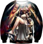 Overlord Highly Skilled Albedo Cool Guardian Overseer Graphic Promo Hoodie - Sweatshirt