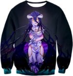 Overlord Most Beautiful NPC Guardian Overseer Albedo Cool Black Hoodie - Sweatshirt