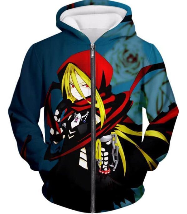 Overlord Prime Grade Magic Caster Evileye Cool Anime Promo Hoodie - Zip Up Hoodie