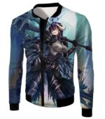 Overlord Ready For Action Albedo The White Devil Cool Anime Promo Hoodie - Jacket