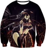 Overlord Super Sexy Albedo The White Devil Anime Graphic Action Promo Hoodie - Sweatshirt