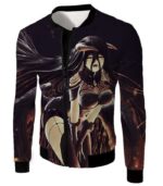 Overlord Super Sexy Albedo The White Devil Anime Graphic Action Promo Hoodie - Jacket