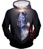 Overlord The Iron Butler And Touch Me Super Cool Anime Black Zip Up Hoodie - Hoodie