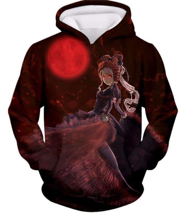 Overlord Three Floors Guardian True Vampire Shalltear Bloodfallen Cool Graphic Promo Zip Up Hoodie - Hoodie