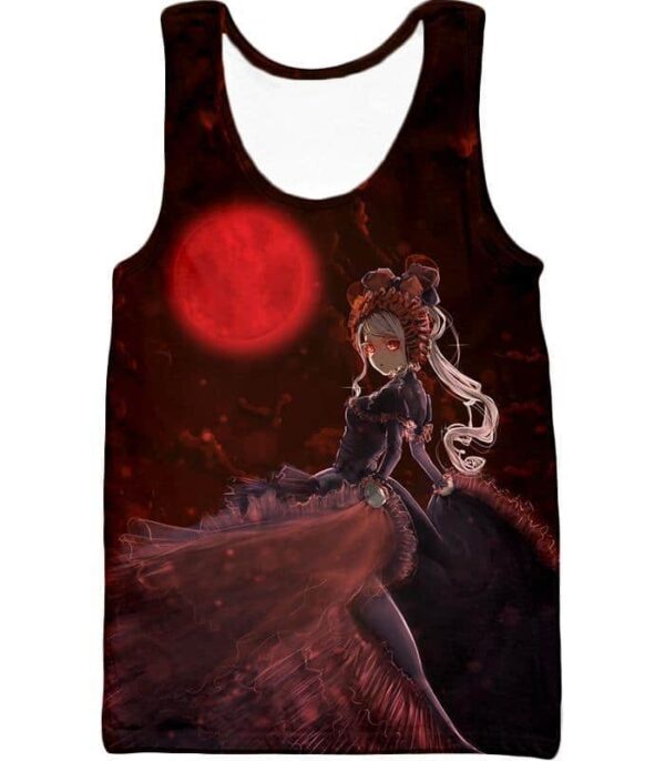 Overlord Three Floors Guardian True Vampire Shalltear Bloodfallen Cool Graphic Promo Hoodie - Tank Top