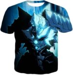 Overlord Ultimate Ruler Of The Frozen Glacier Cocytus Cool Anime Promo Zip Up Hoodie - T-Shirt