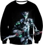 Overwatch Attack Agent Cyborg Genji Hoodie - Sweatshirt