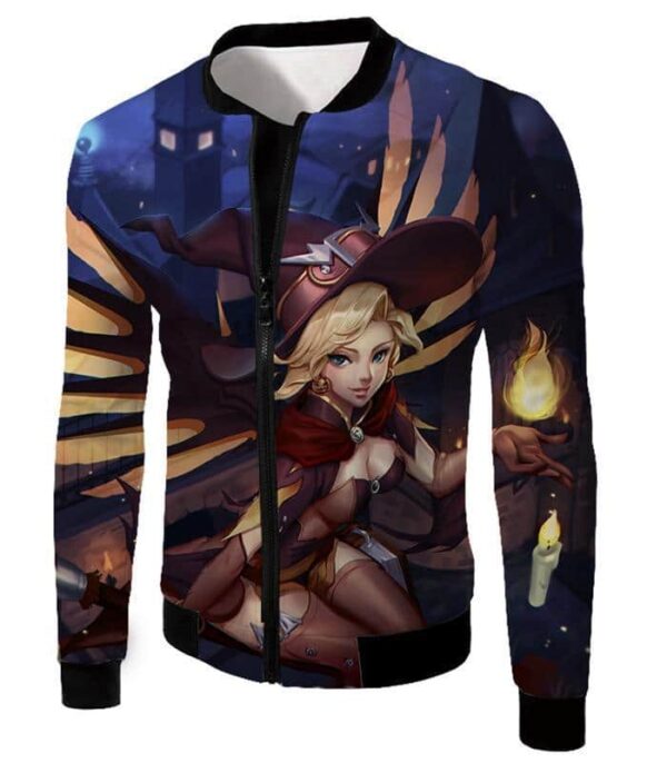 Overwatch Beautiful Healer Mercy Halloween Skins Hoodie - Overwatch Hoodie - Jacket