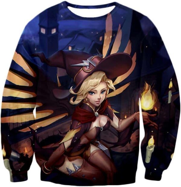 Overwatch Beautiful Healer Mercy Halloween Skins Hoodie - Overwatch Hoodie - Sweatshirt