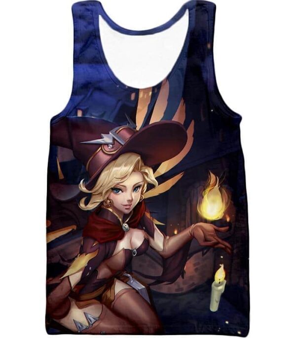 Overwatch Beautiful Healer Mercy Halloween Skins Hoodie - Overwatch Hoodie - Tank Top