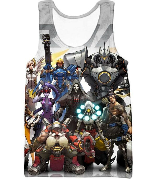 Overwatch Best Game Heroes Hoodie -  Hoodie - Tank Top