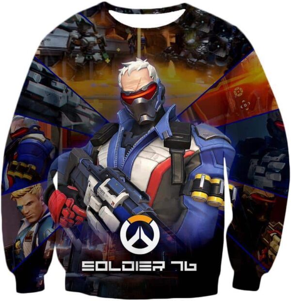 Overwatch Best Mercenary Soldier:76 Hoodie - Sweatshirt