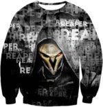 Overwatch Black Ghost Reaper Hoodie - Sweatshirt