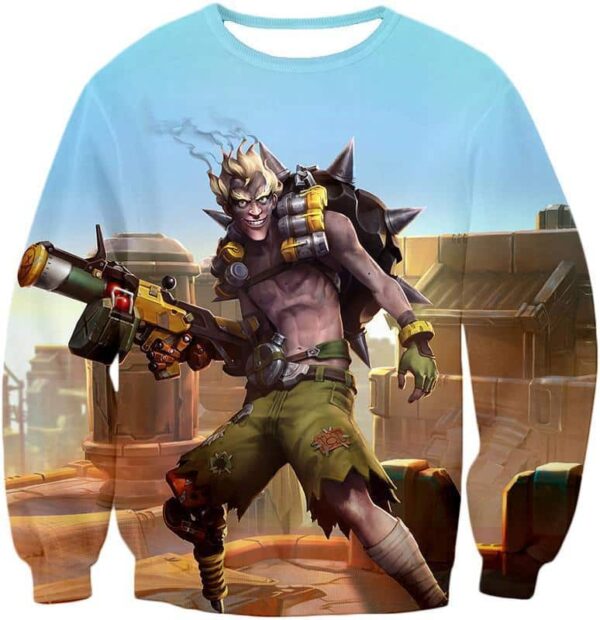 Overwatch Bomb Obsessed Junkrat Hoodie - Overwatch Hoodie - Sweatshirt