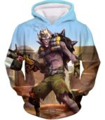 Overwatch Bomb Obsessed Junkrat Zip Up Hoodie - Overwatch Hoodie - Hoodie