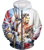 Overwatch Bow And Arrow Specialist Fighter Hanzo Zip Up Hoodie - Overwatch Hoodie