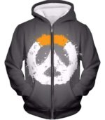 Overwatch Cool Black Logo Hoodie - Zip Up Hoodie