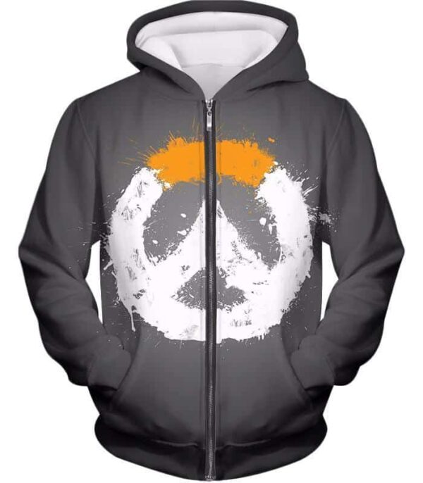 Overwatch Cool Black Logo Hoodie - Zip Up Hoodie