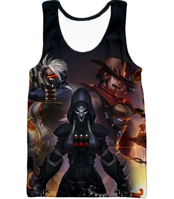 Overwatch Cool Heroe Reaper Hoodie - Overwatch Hoodie - Tank Top