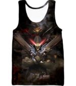 Overwatch Cool Reaper Hellfire Shotguns Zip Up Hoodie - Tank Top