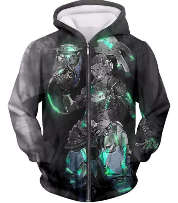 Overwatch Cool Support Hero Lucio Hoodie - Overwatch Hoodie - Zip Up Hoodie