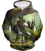 Overwatch Curious Robot Bastion Zip Up Hoodie - Overwatch Hoodie