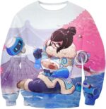 Overwatch Cute Defense Hero Climatologist Mei Hoodie - Sweatshirt