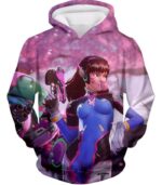 Overwatch Cutest Hero Tank Fighter D.Va Hoodie