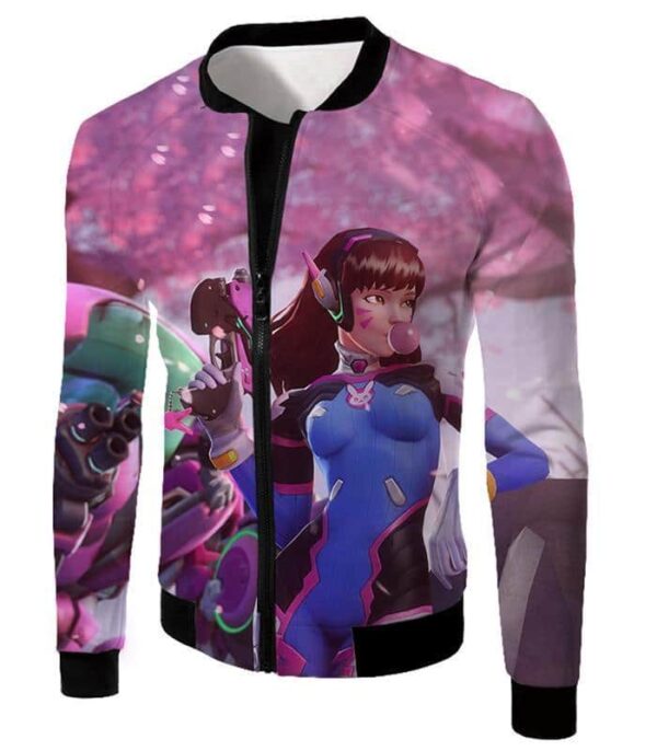 Overwatch Cutest Hero Tank Fighter D.Va Hoodie - Jacket