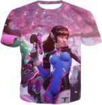 Overwatch Cutest Hero Tank Fighter D.Va Hoodie - T-Shirt