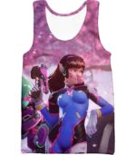 Overwatch Cutest Hero Tank Fighter D.Va Hoodie - Tank Top